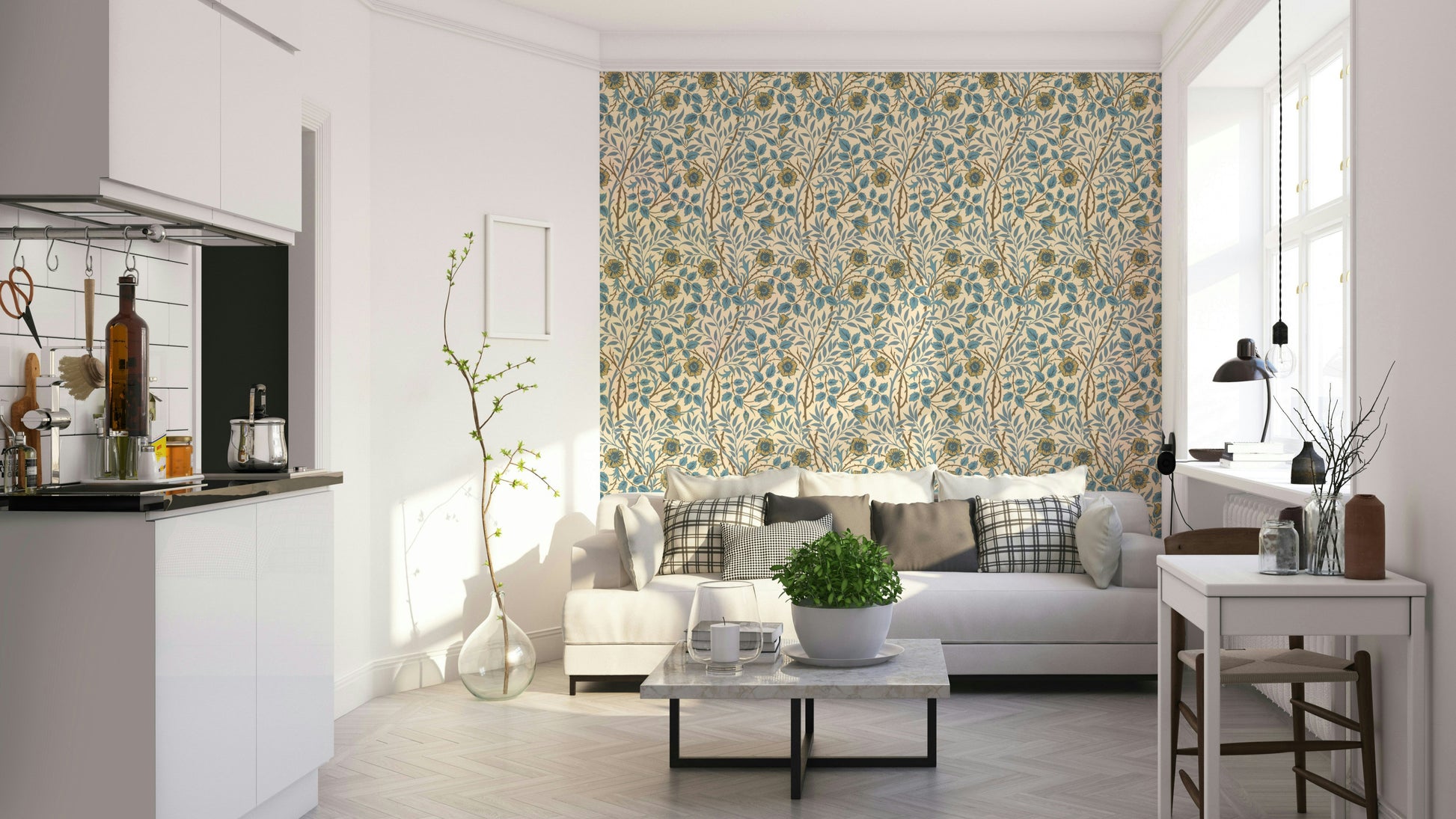 A wallpaper featuring an intricate, detailed pattern.

