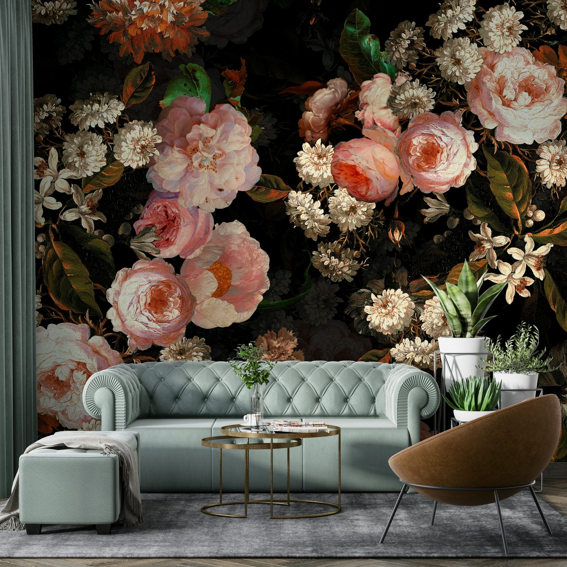 The design has a beautiful, artistic aesthetic.

