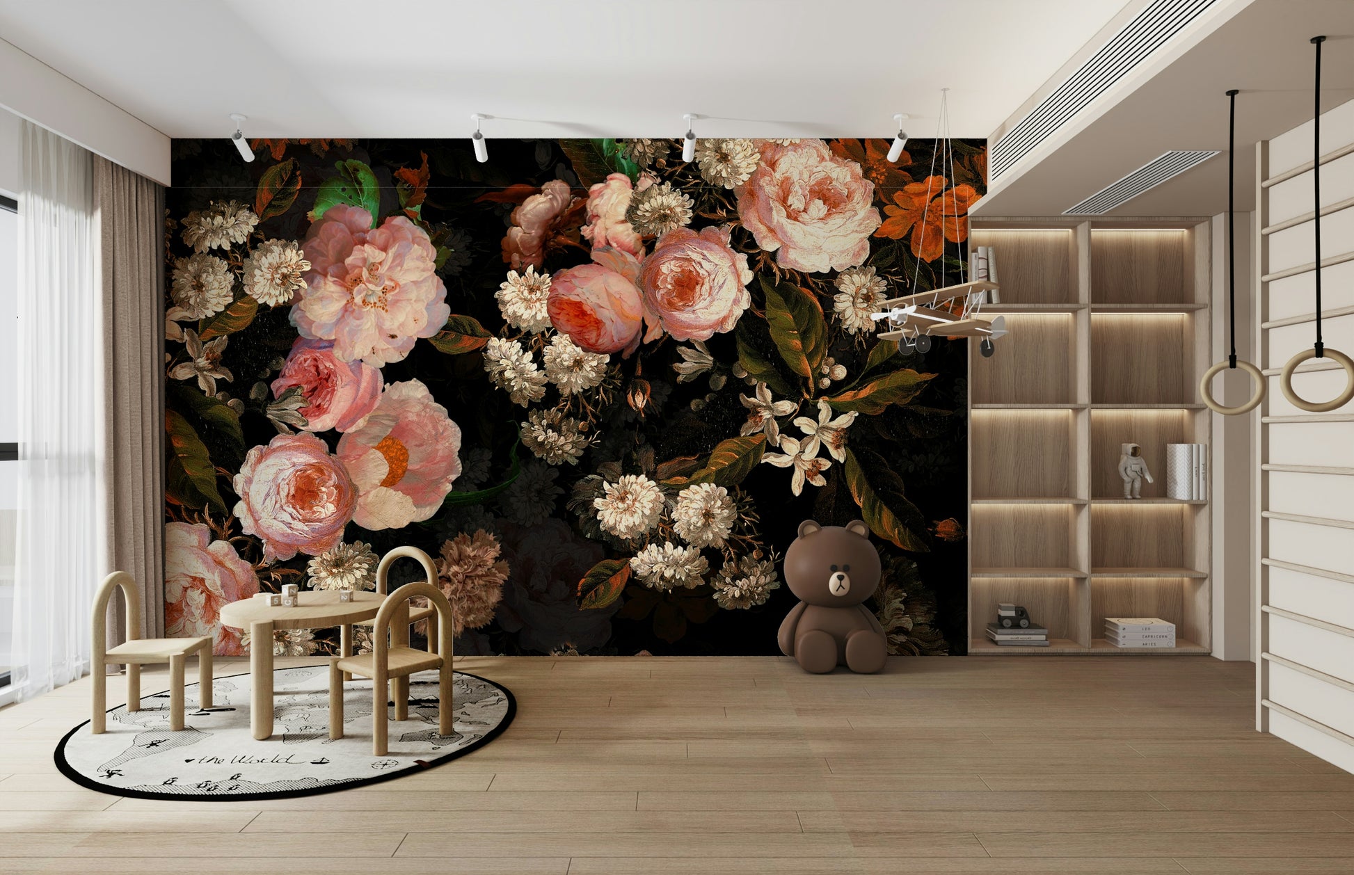 The overall mood is quiet and serene.

