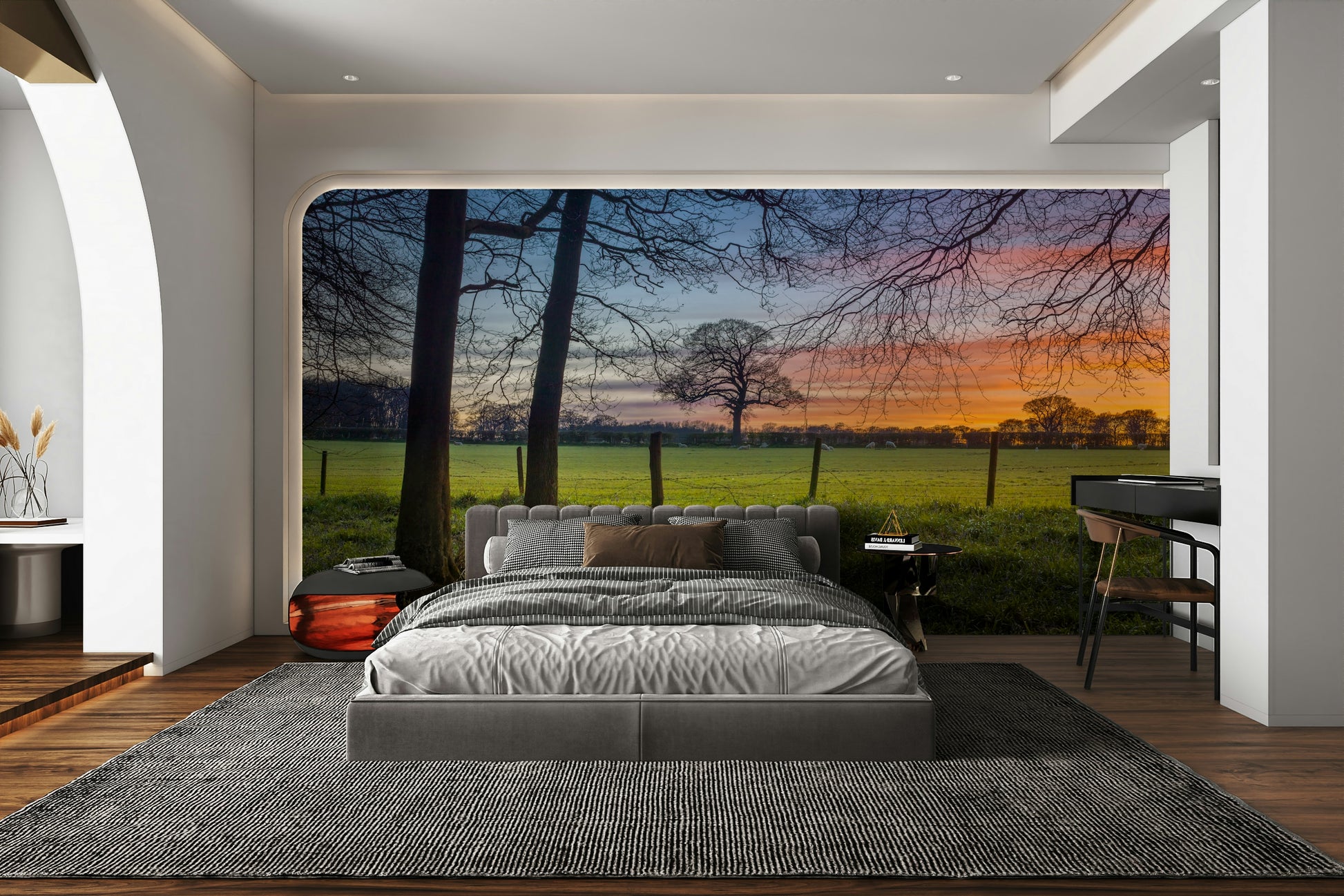 The image has a calm, tranquil mood.

