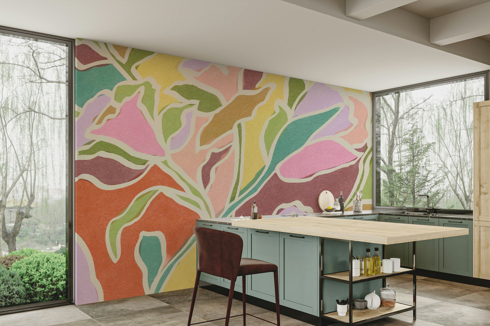 The overall feel is quiet and serene.

