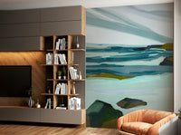 The brushstrokes are visible, adding to an artistic feel.

