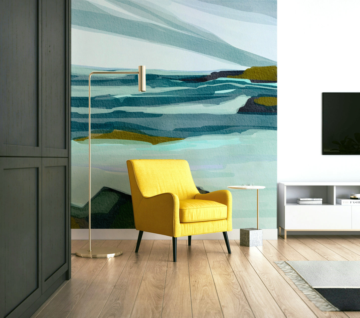 The image has a calm, tranquil mood.

