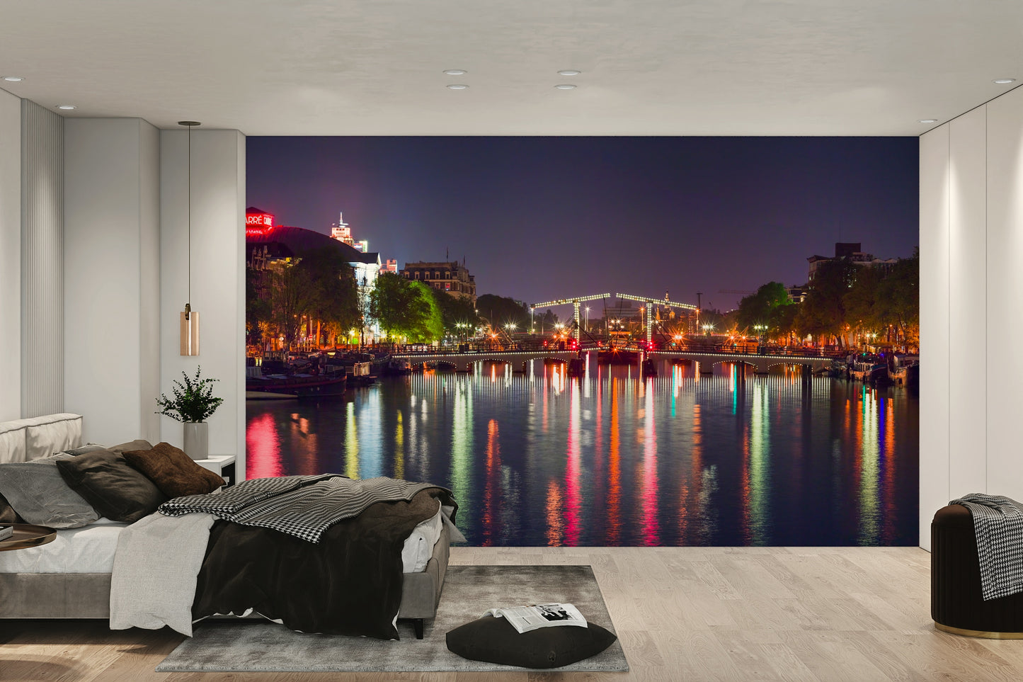 The design feels graceful and peaceful.

