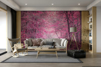 The colors are shades of pink, purple, and gray.

