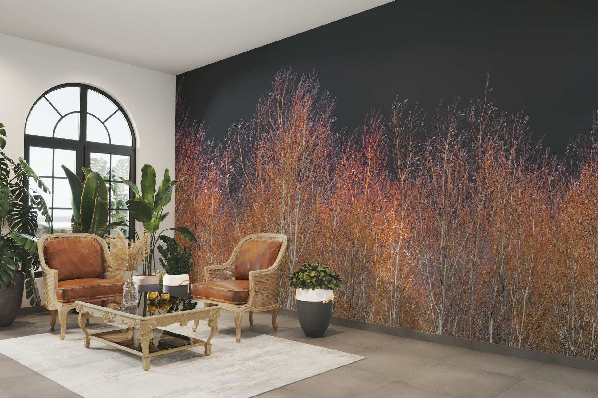 The design has a beautiful, natural aesthetic.

