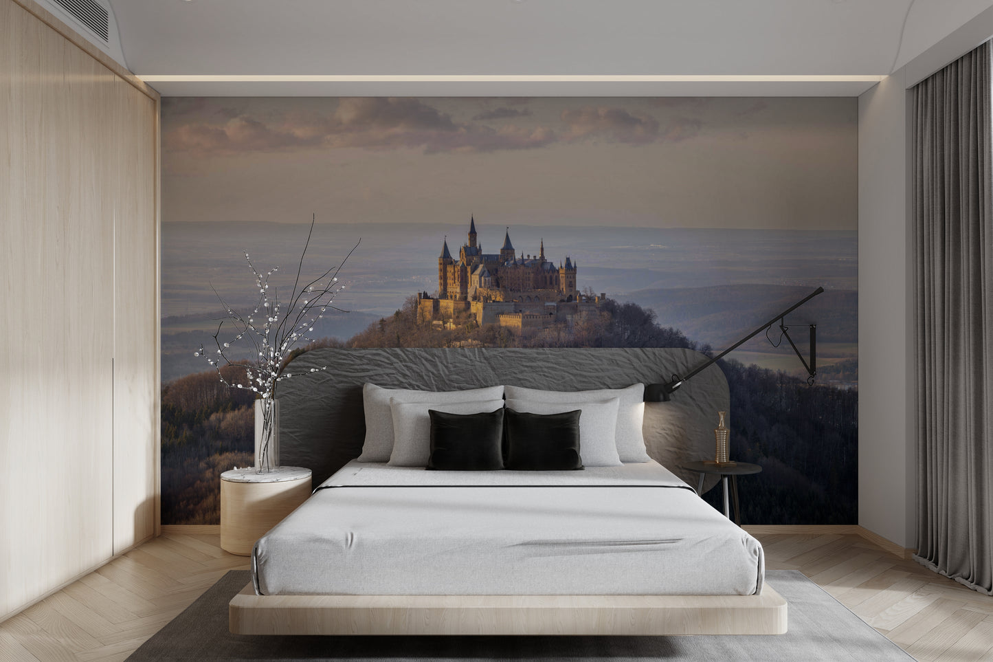 The composition is balanced and uncluttered.

