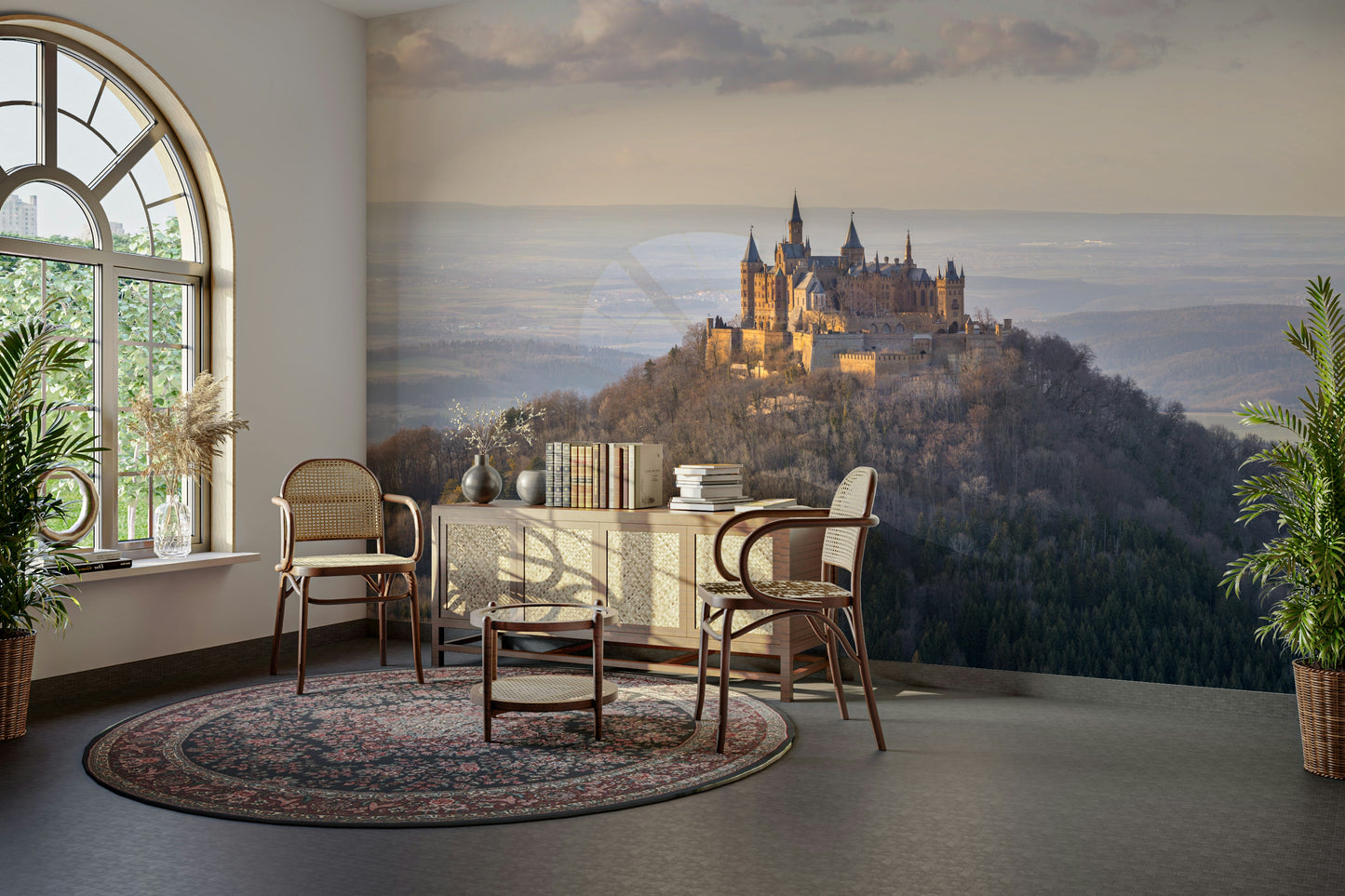 The design feels majestic and peaceful.

