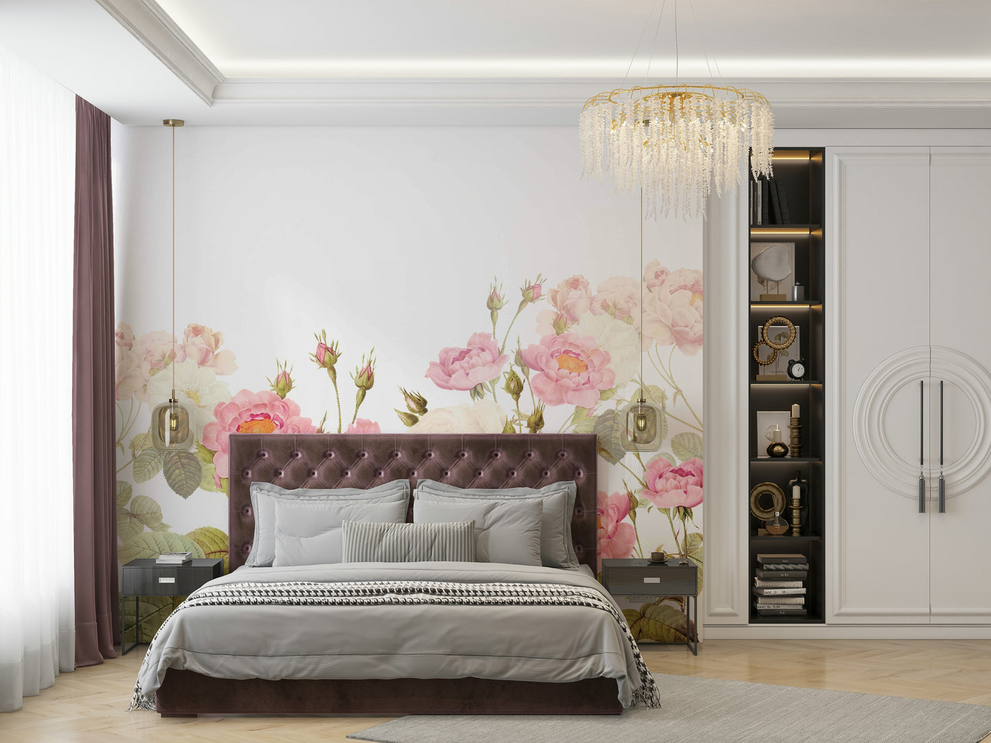 The design feels graceful and peaceful.

