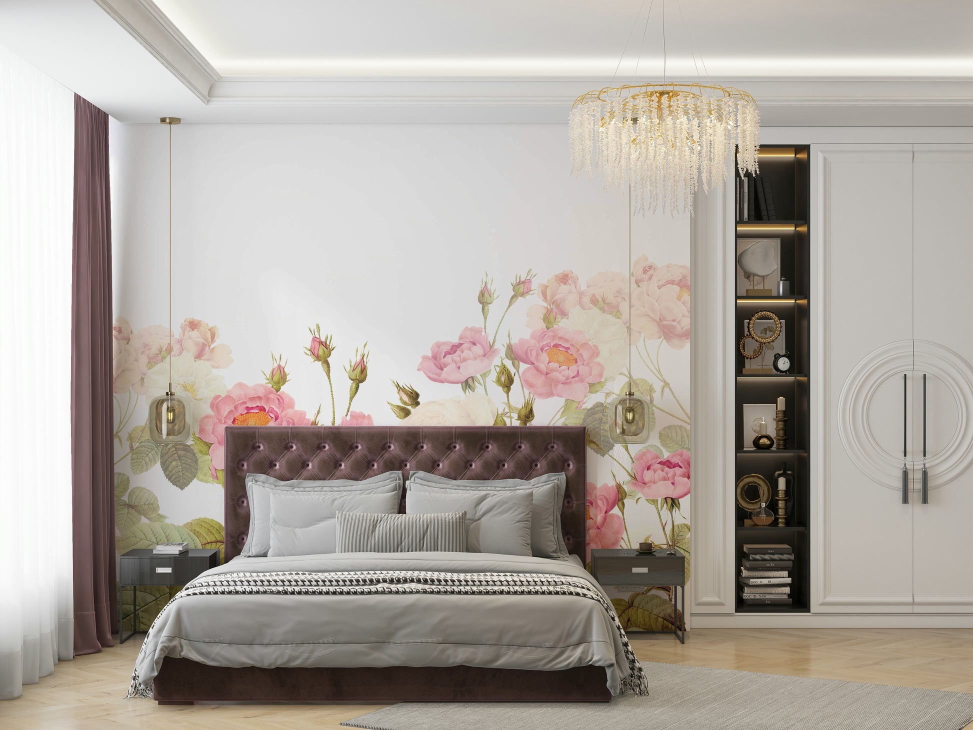 The design feels graceful and peaceful.

