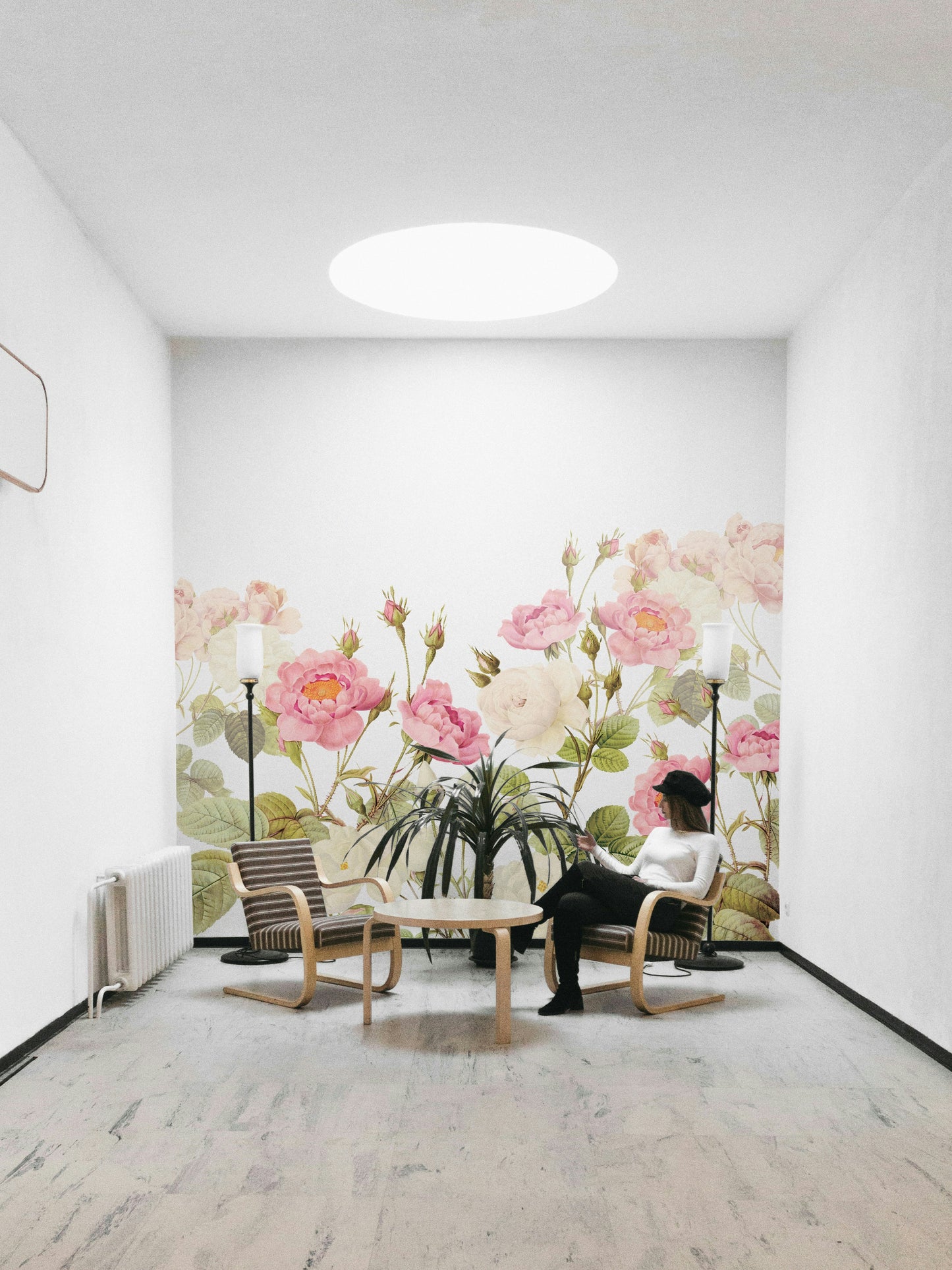 The style is painterly or has an antique feel.

