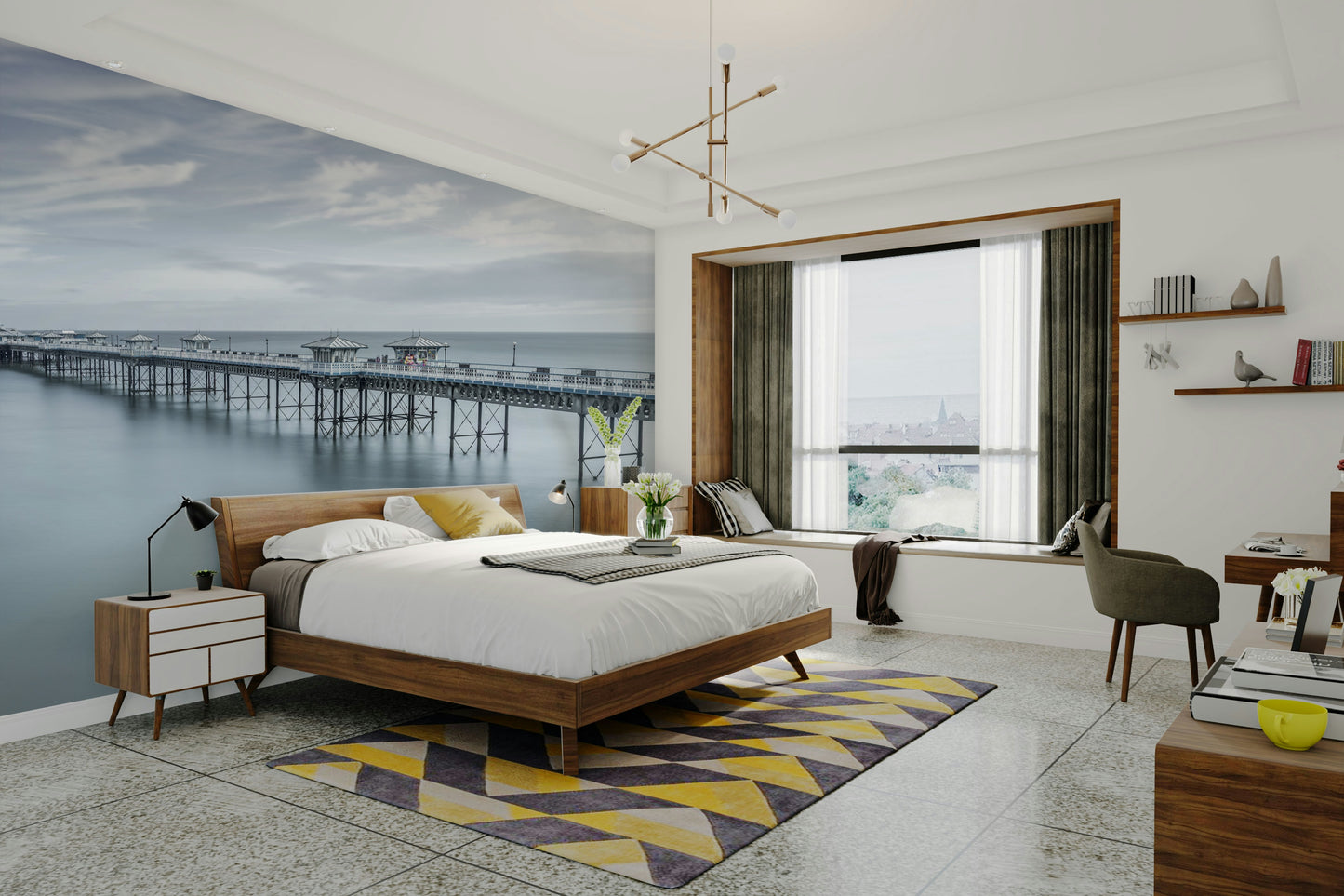 The overall feel is quiet and serene.

