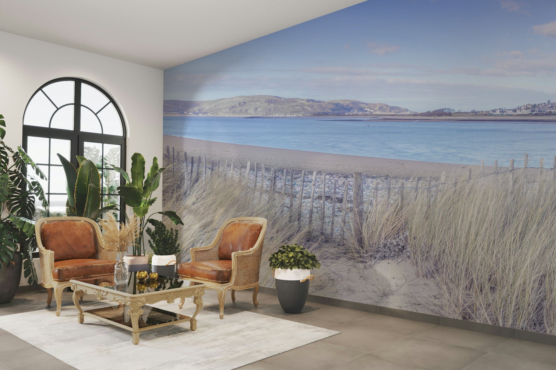 The design feels majestic and peaceful.

