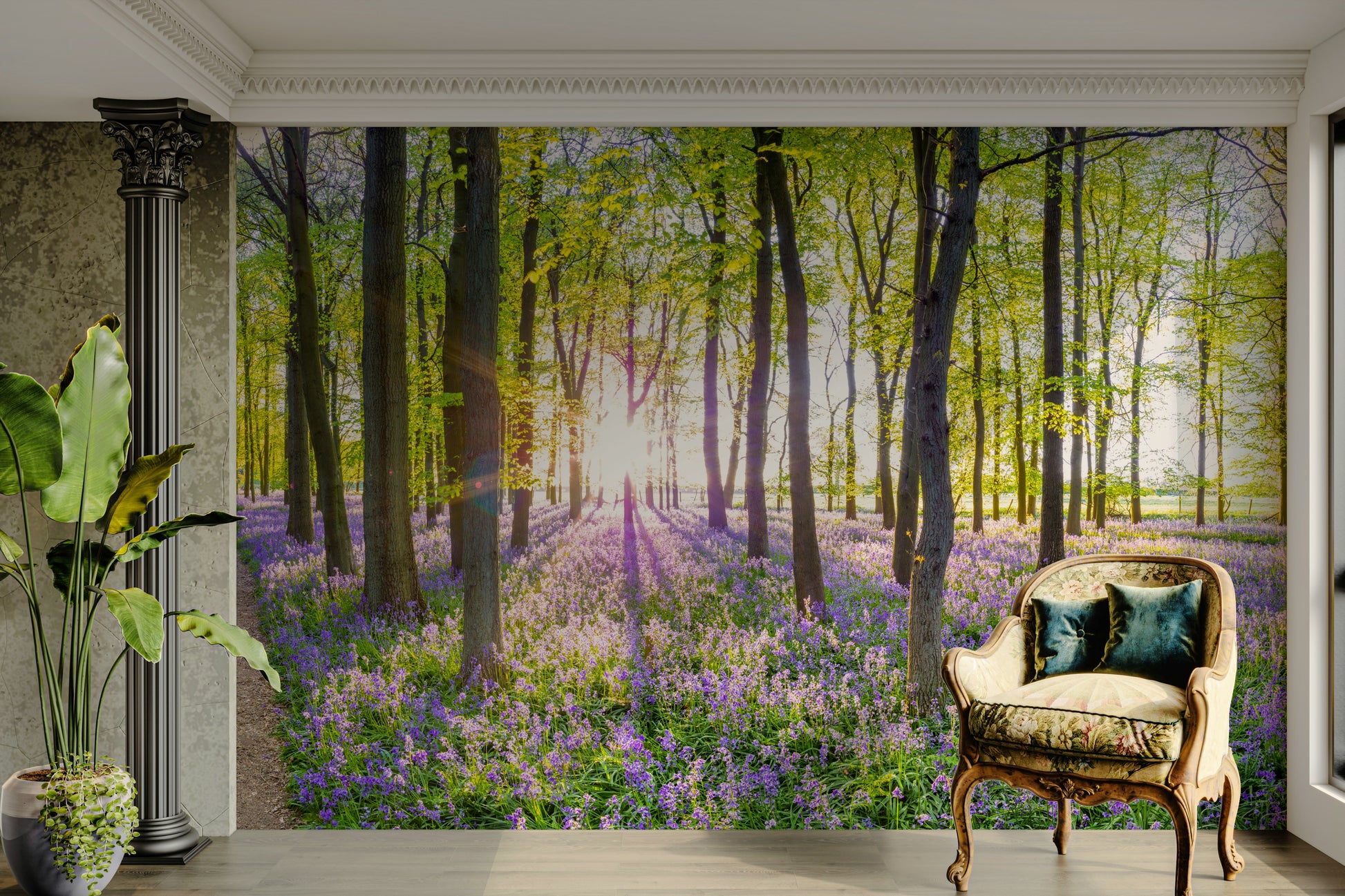 The design has a beautiful, natural aesthetic.

