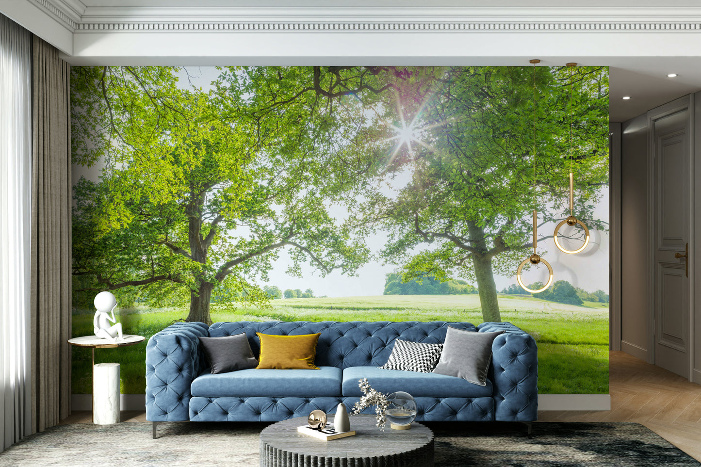 The design feels graceful and peaceful.

