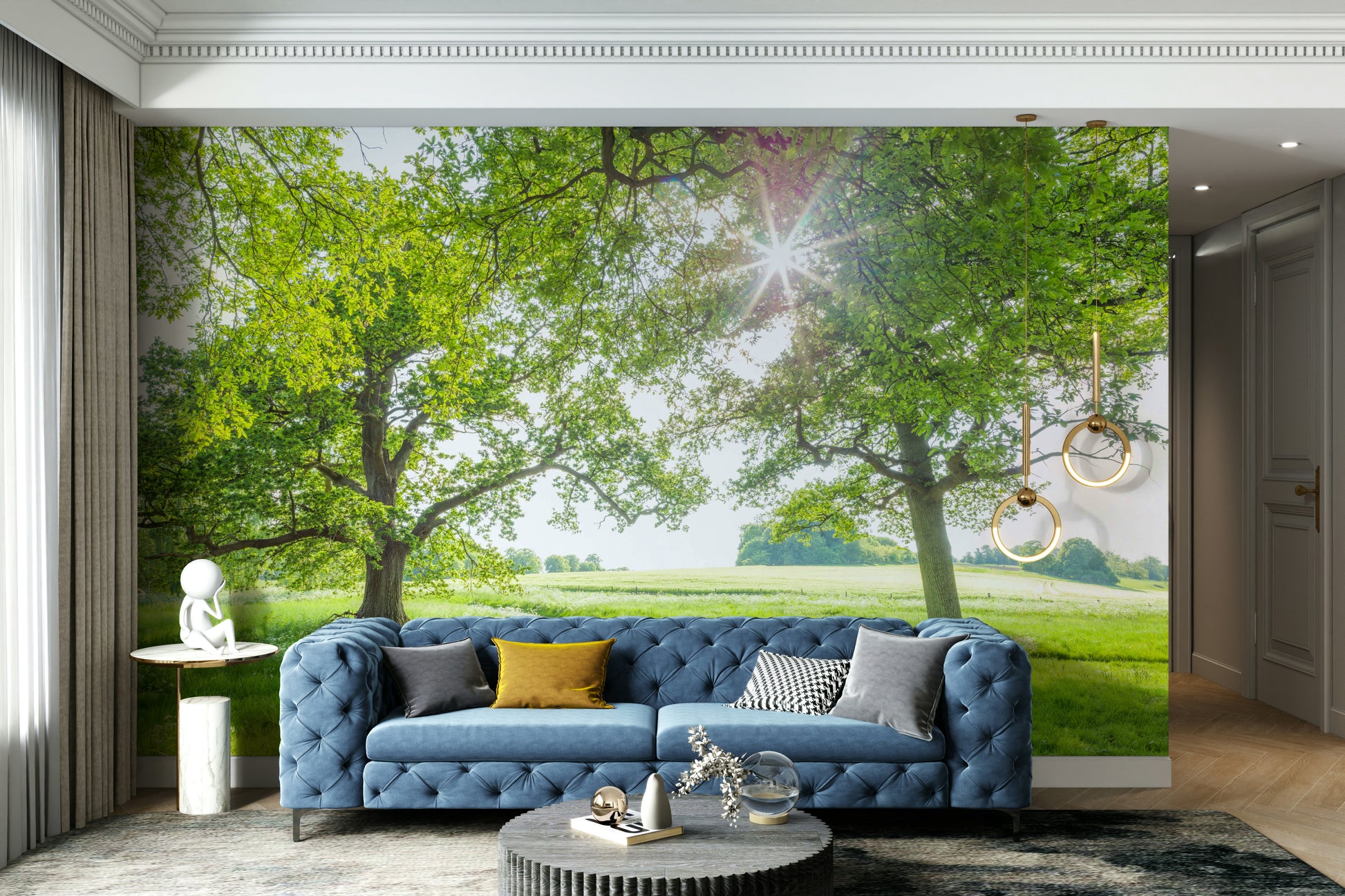 The design feels graceful and peaceful.

