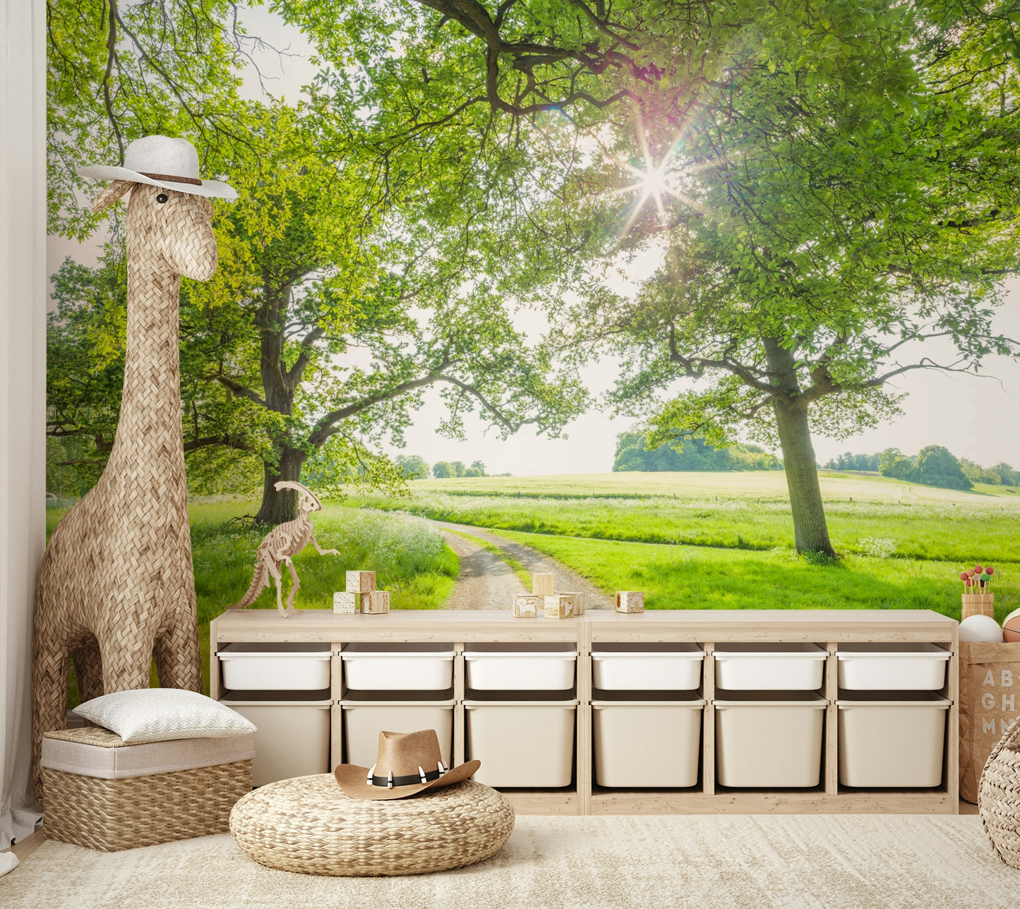 The image feels peaceful and restful.

