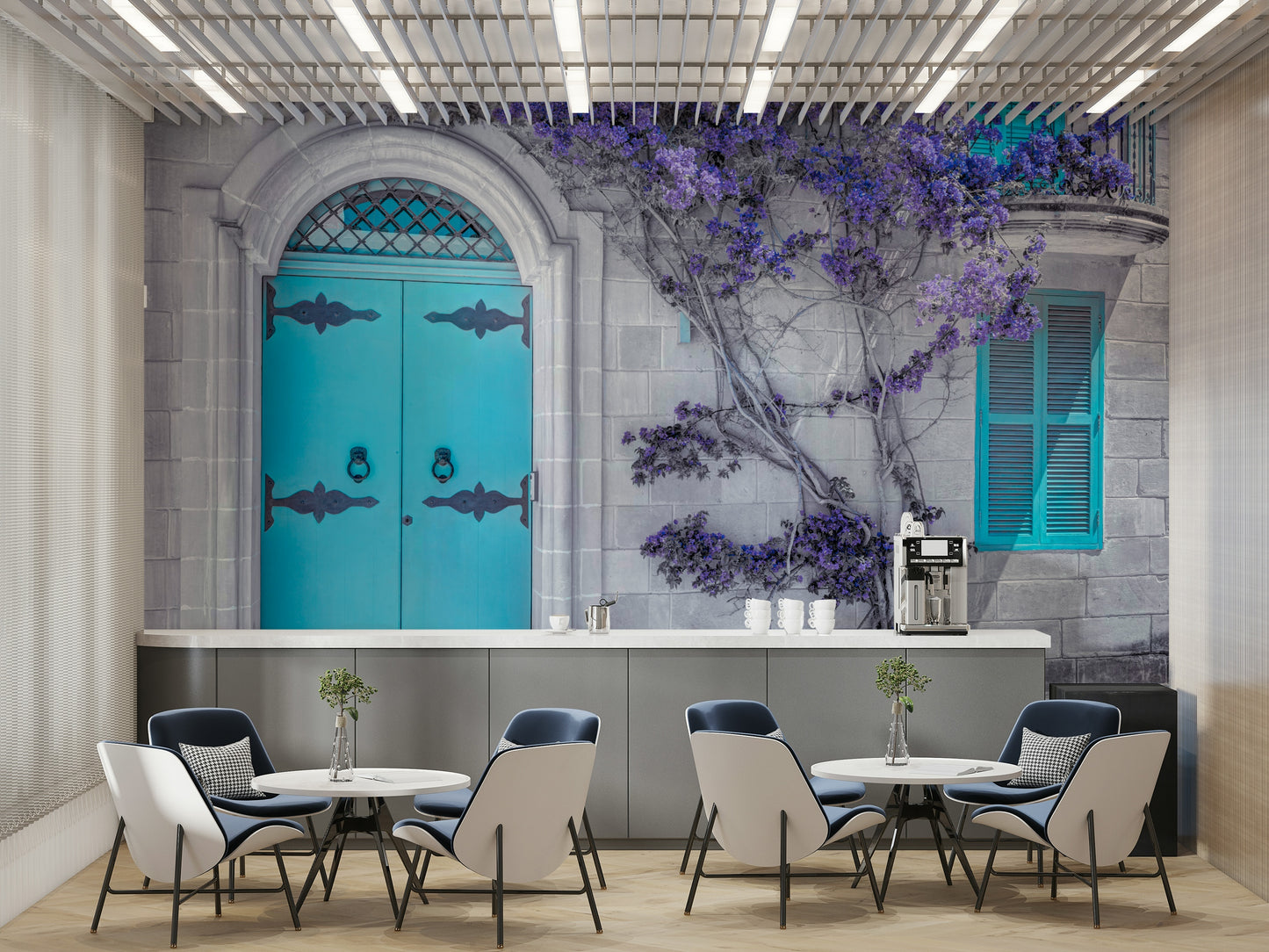 The design feels graceful and peaceful.

