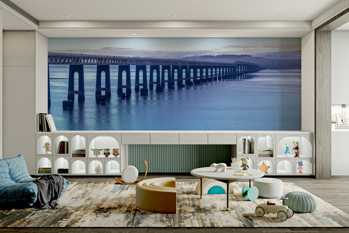 The overall feel is quiet and serene.

