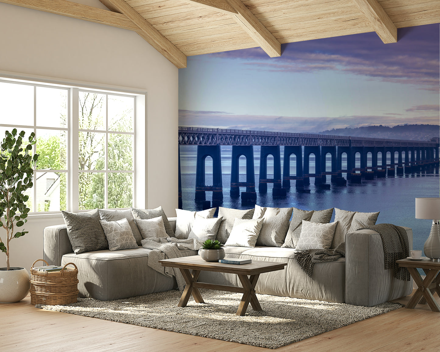 The coastline stretches into the distance.

