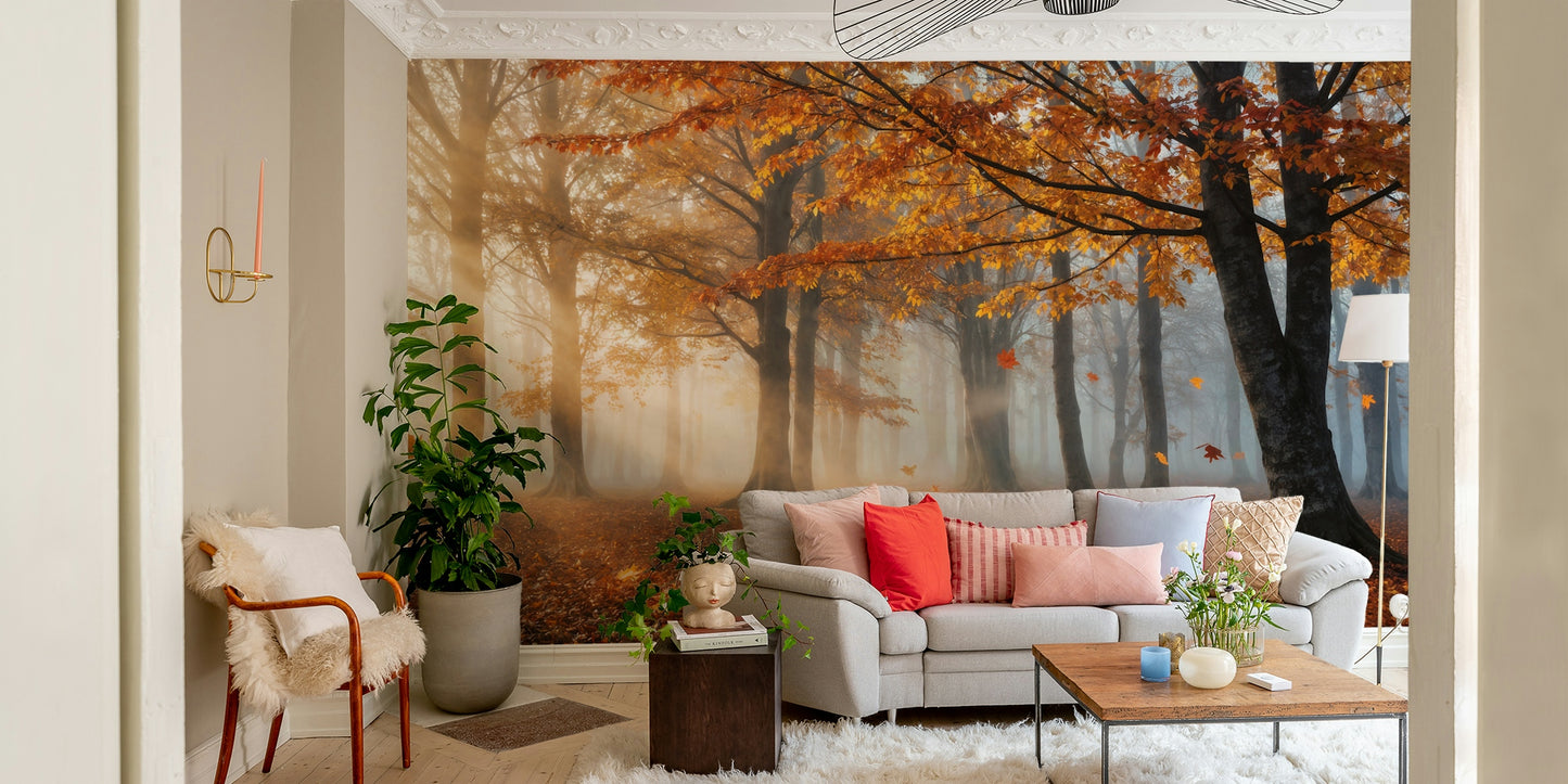 The colors are warm and gentle, with golds, yellows, and browns.

