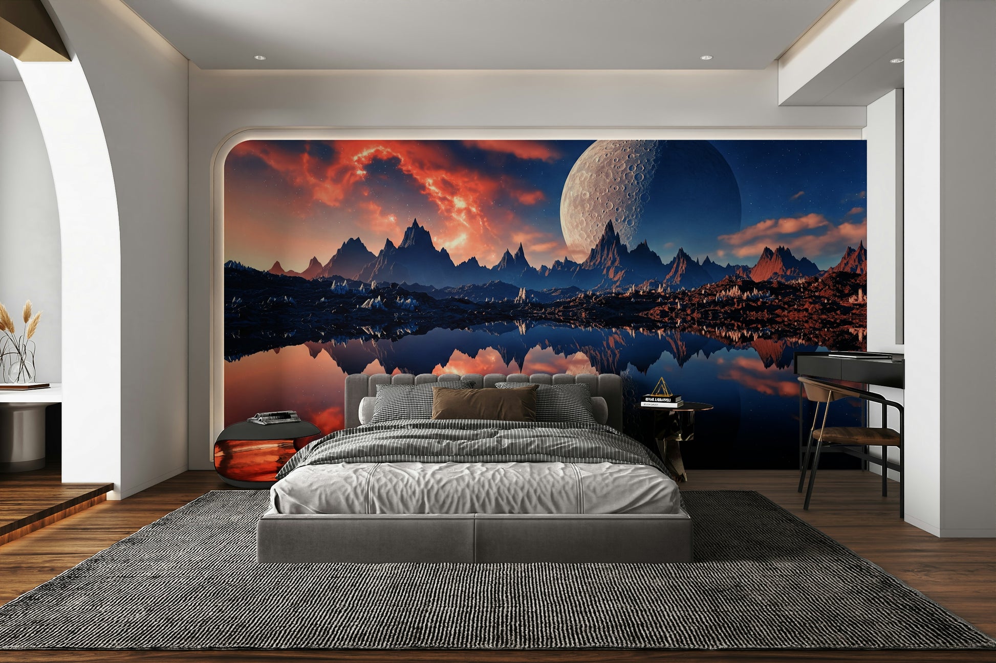 The image has a calm, tranquil mood.

