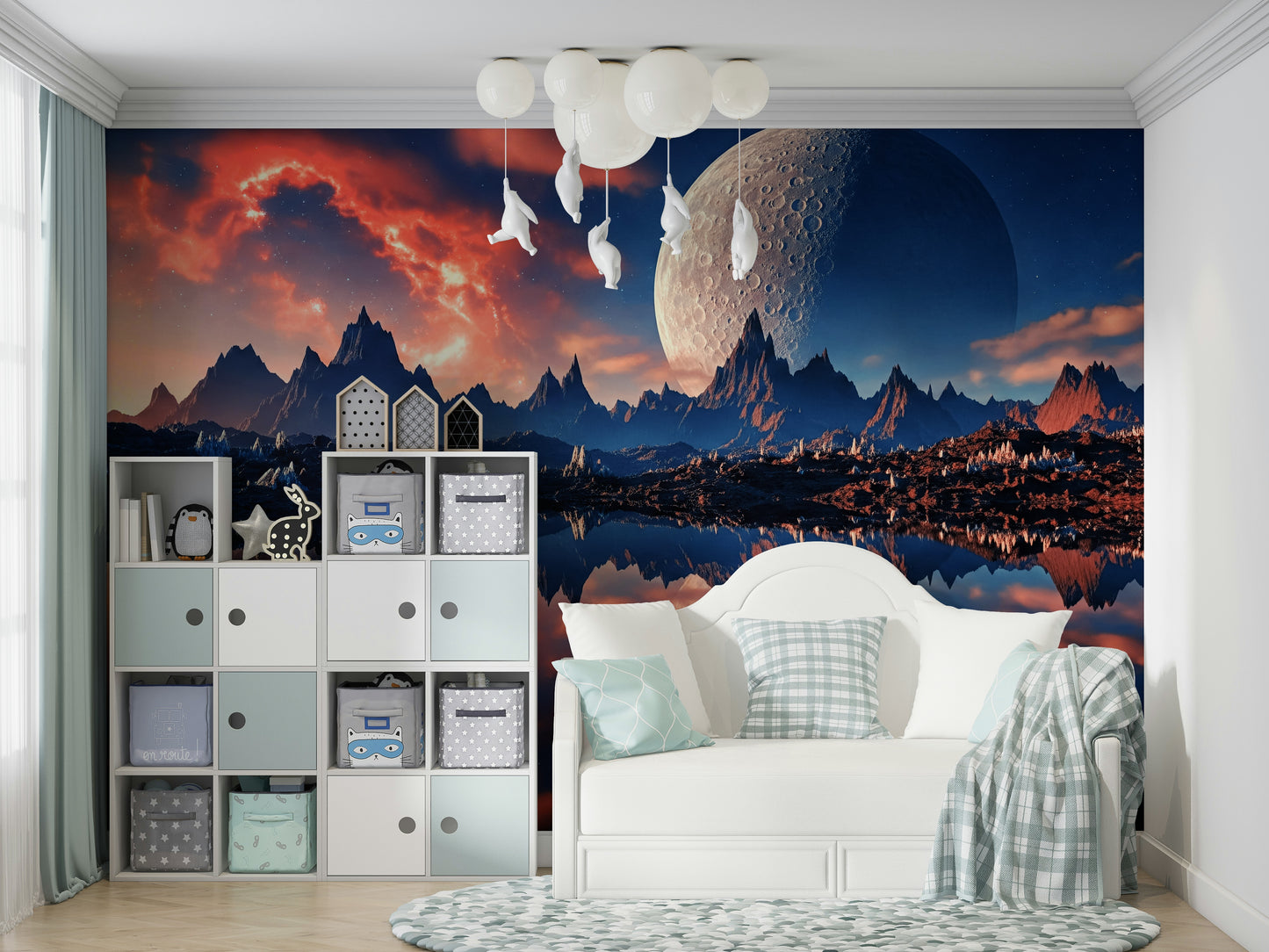 The image feels peaceful and restful.

