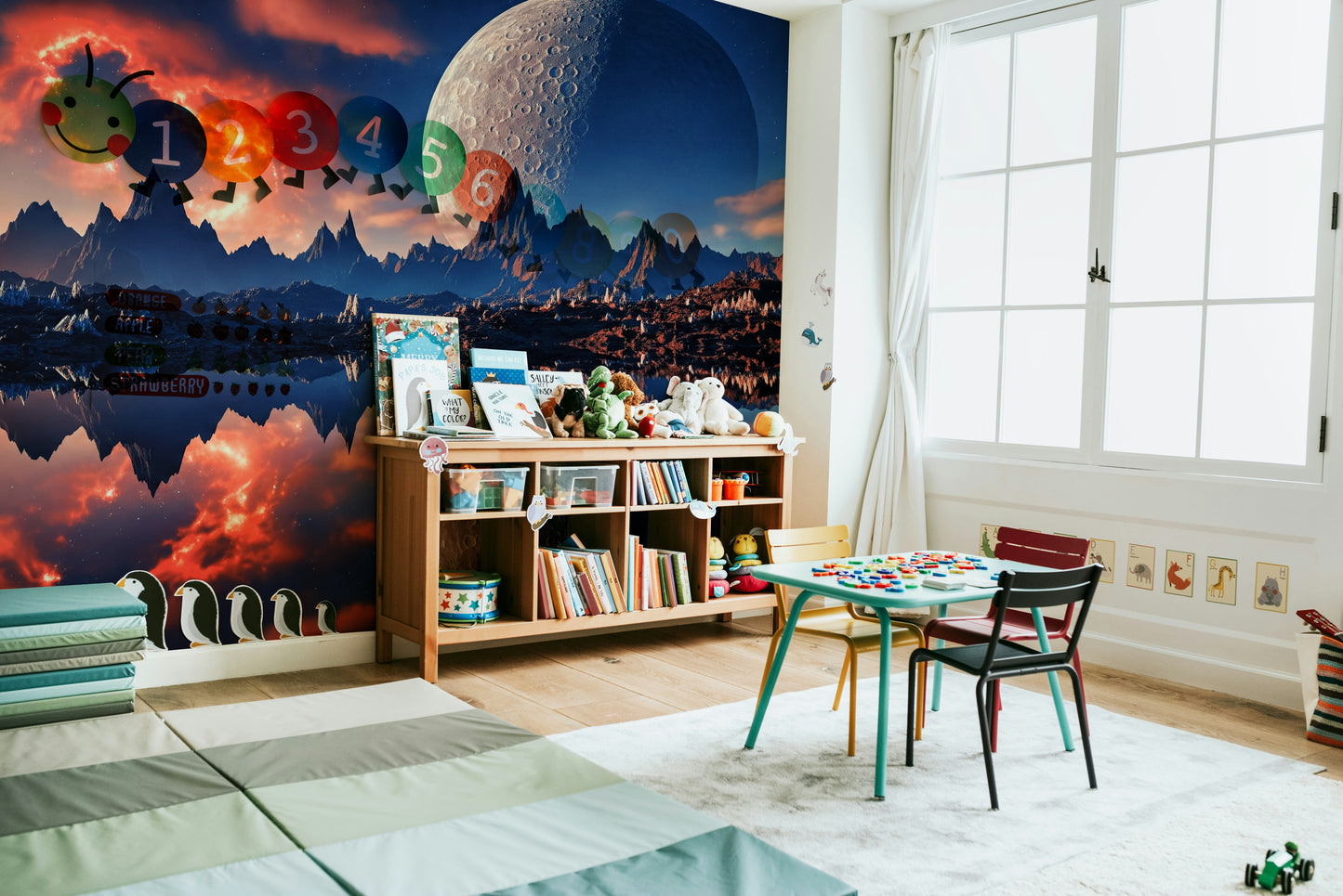 The composition is balanced and uncluttered.

