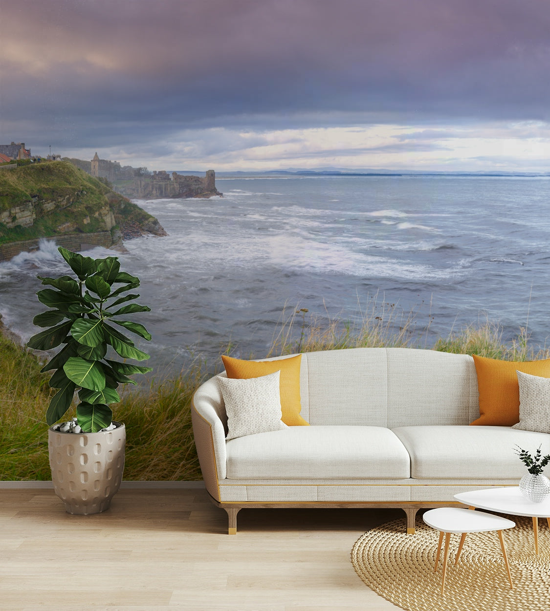 The overall mood is quiet and serene.

