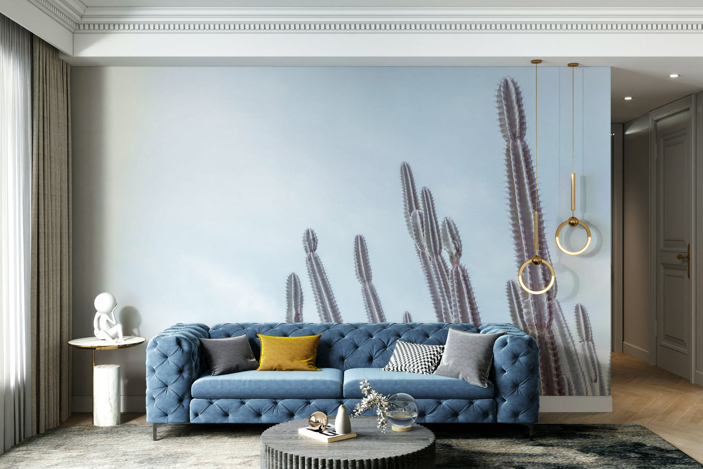 The image feels peaceful and restful.

