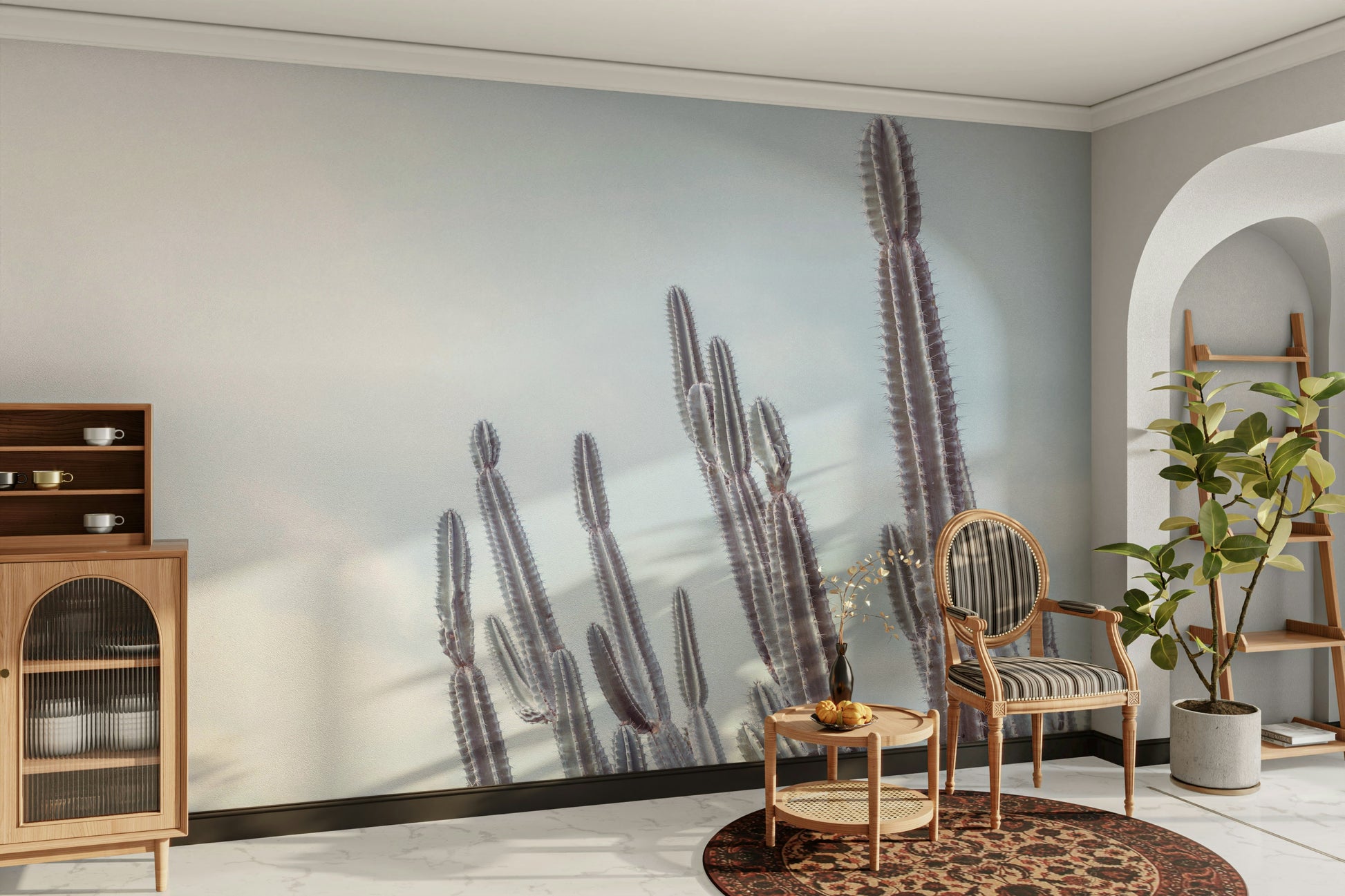 The design feels graceful and peaceful.

