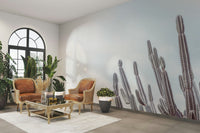 The colors are muted and gentle, like soft greens, pinks, and yellows.

