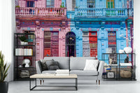 The colors are a mix of bright reds, blues, and yellows.

