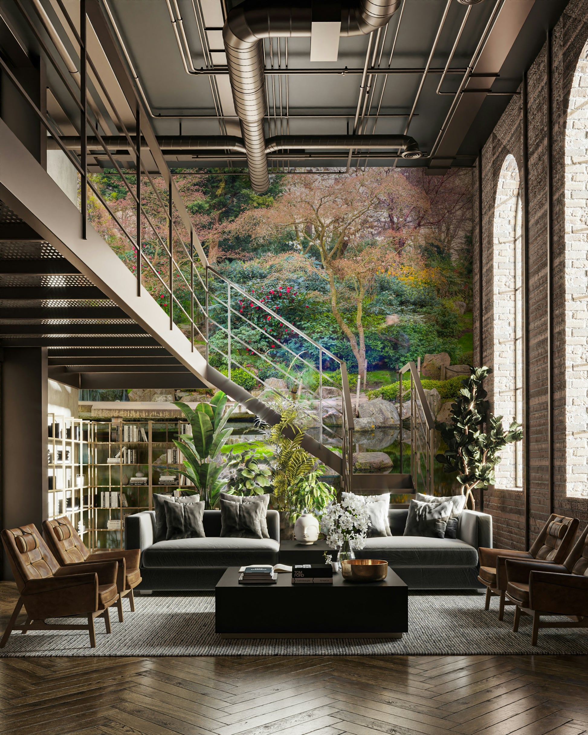 The design feels graceful and peaceful.

