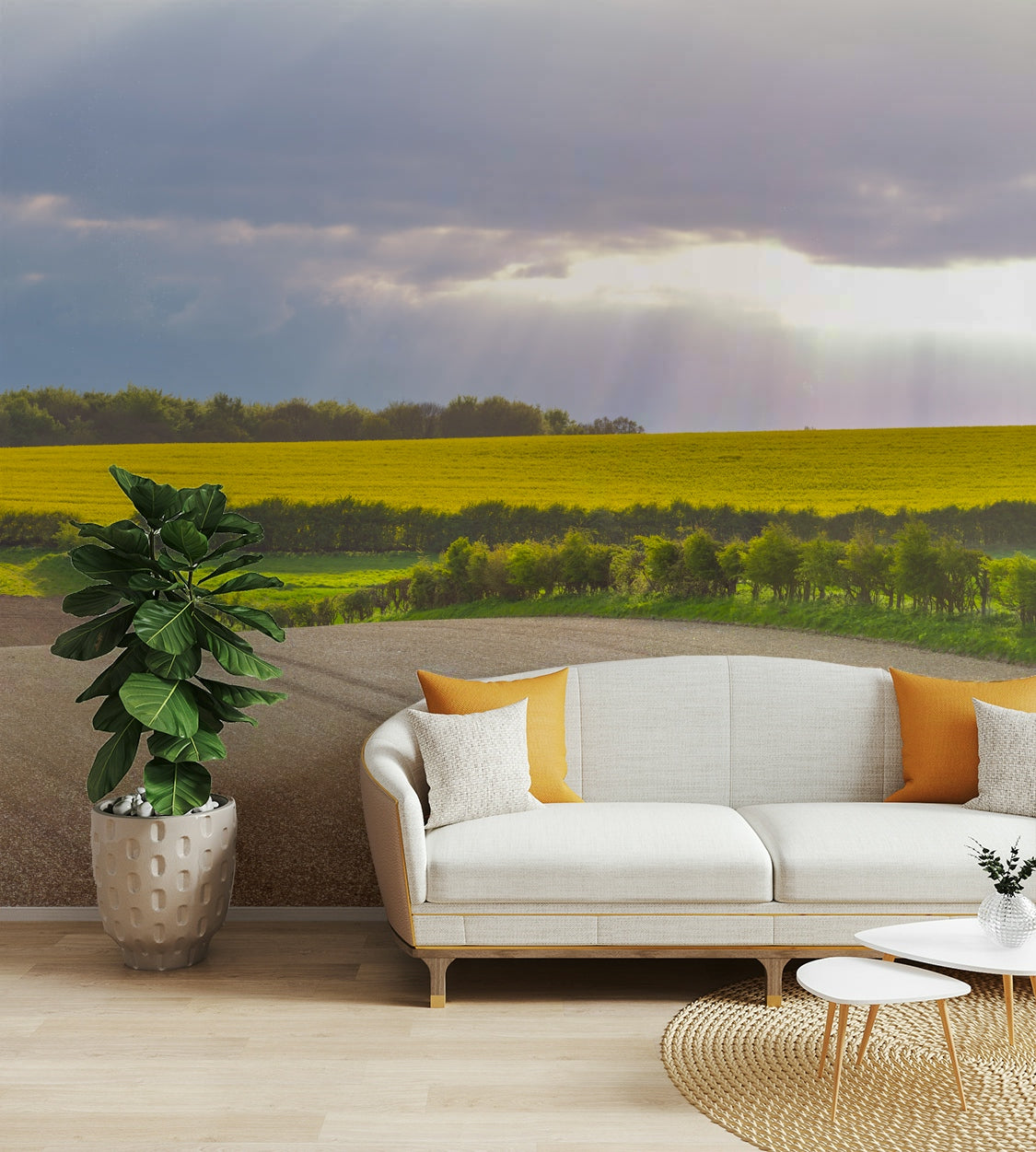 The design feels graceful and peaceful.

