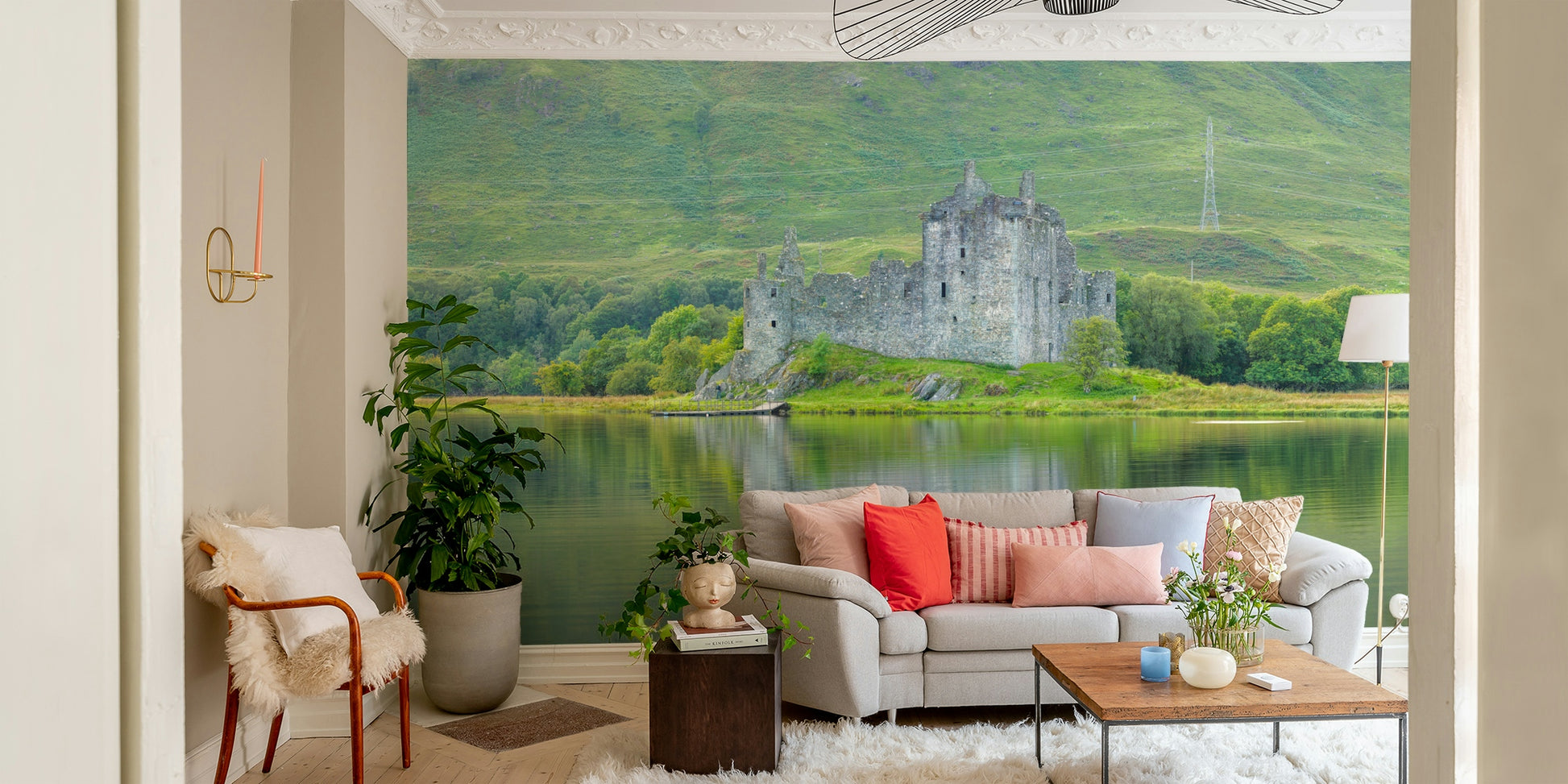 The design feels majestic and peaceful.

