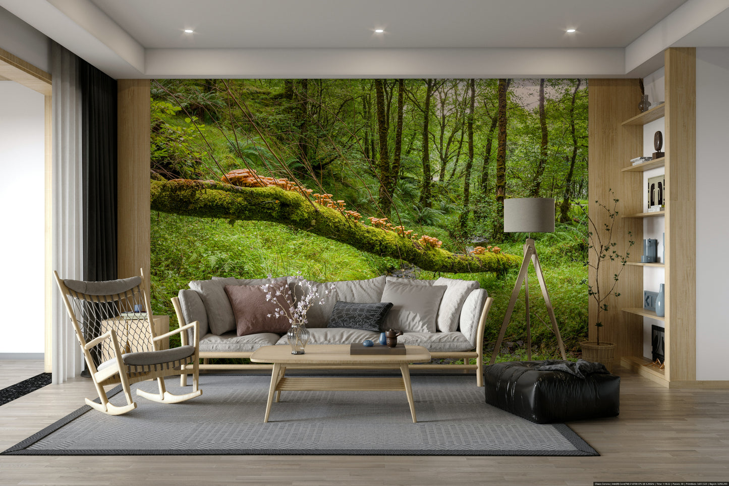 Forest Floor Harmony Wall Mural
