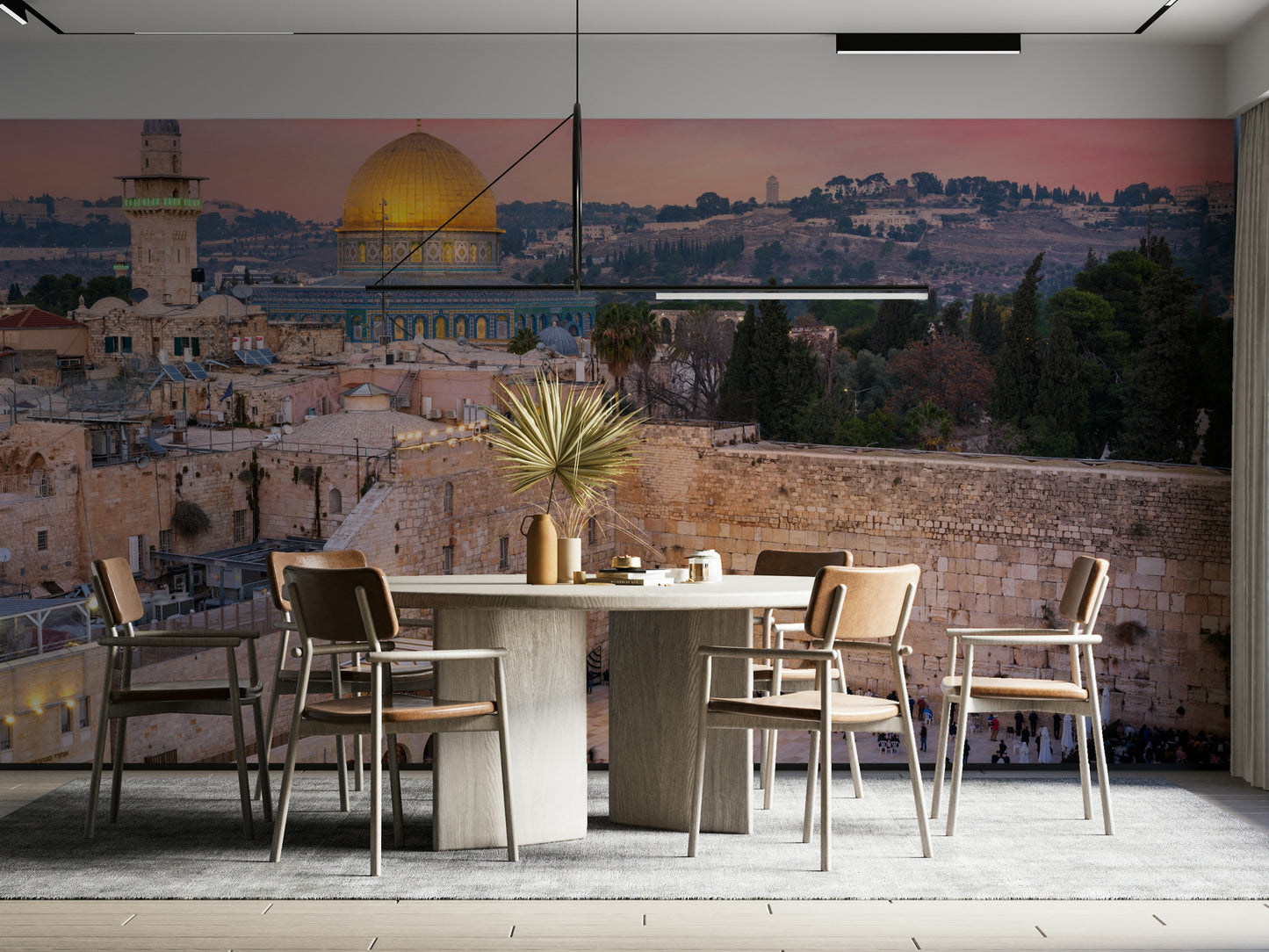 A close-up of the detailed texture in the stone buildings.

