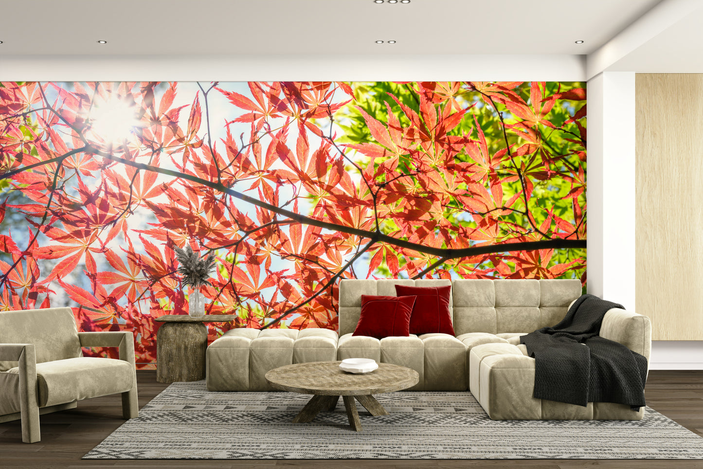 Autumn Leaves Wall Mural