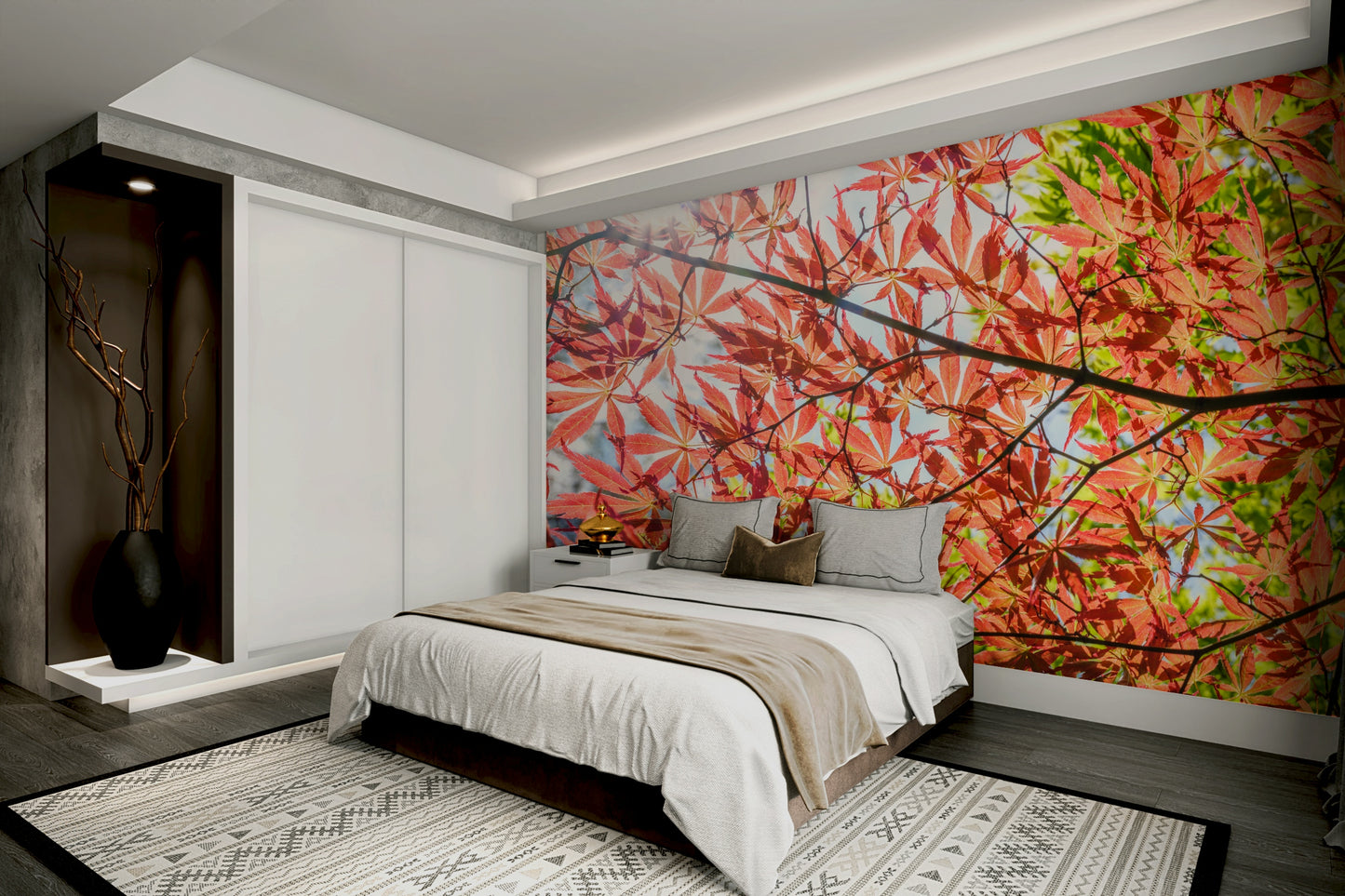 Autumn Leaves Wall Mural
