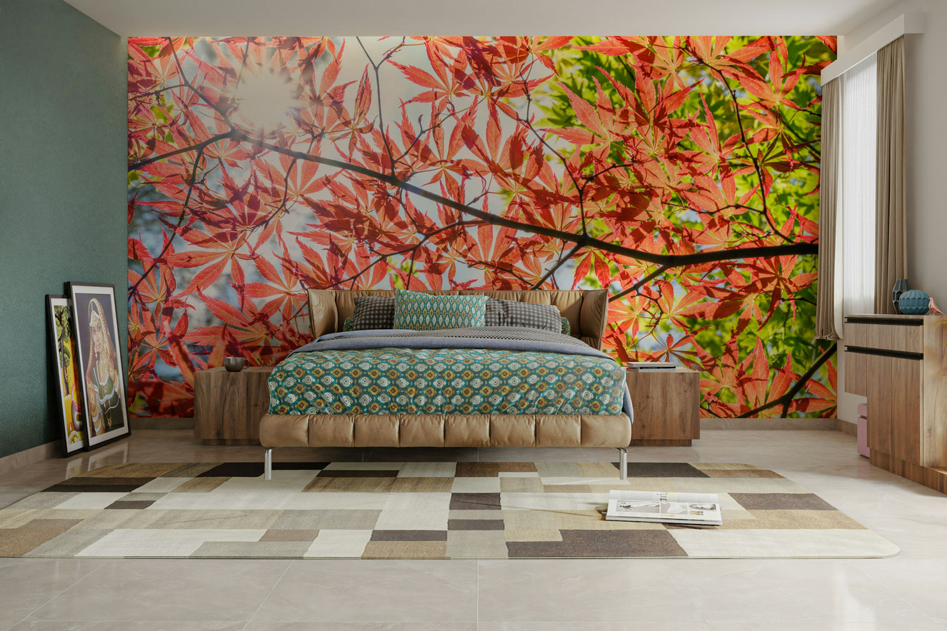 Autumn Leaves Wall Mural