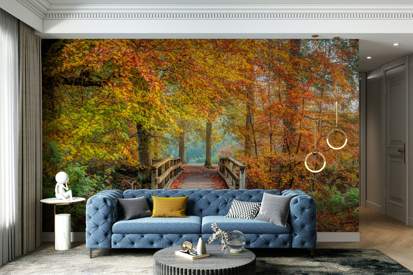 Bridging Seasons Wall Mural