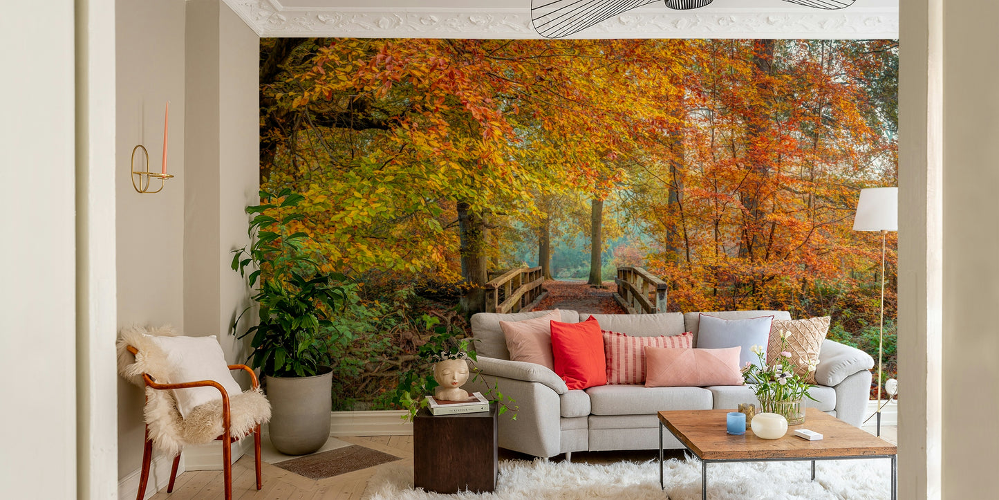 Bridging Seasons Wall Mural