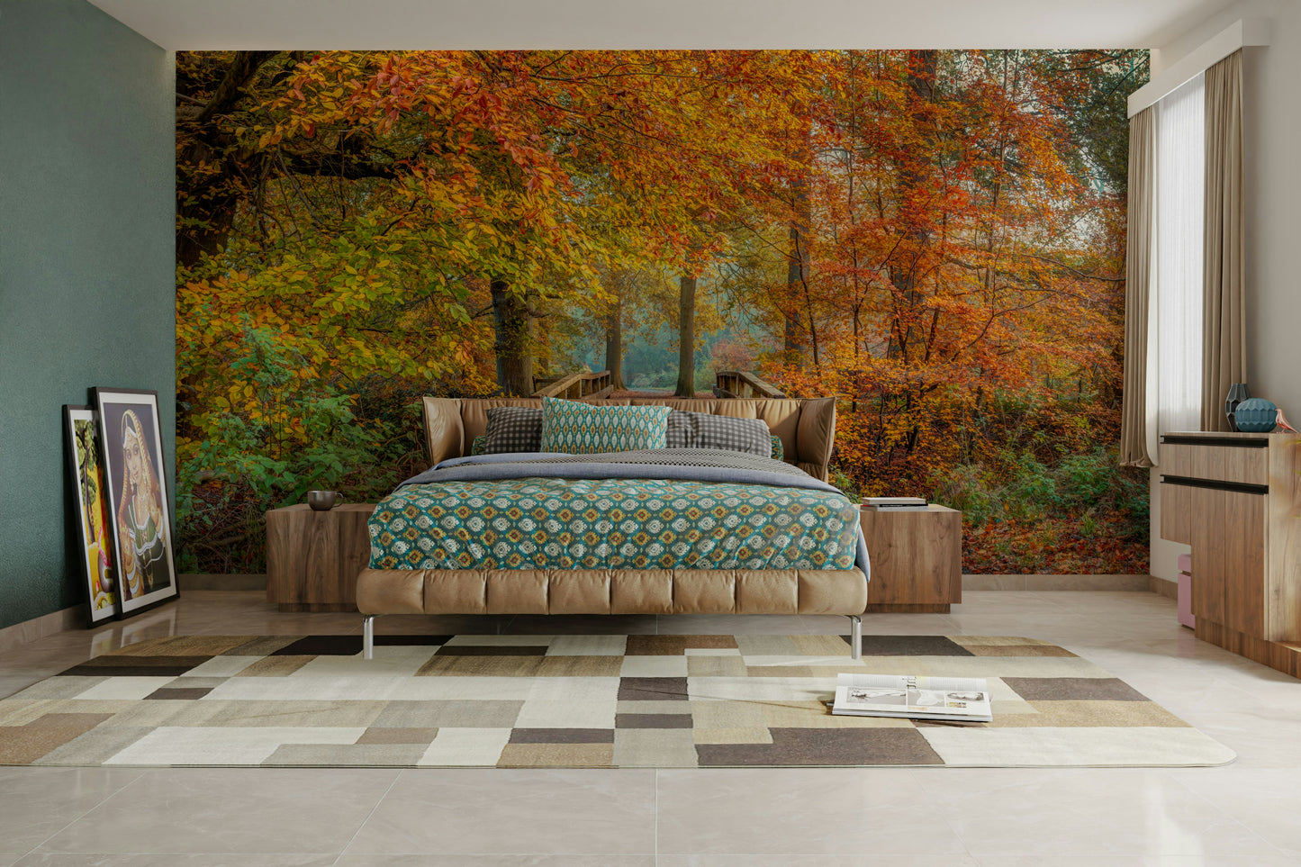 Bridging Seasons Wall Mural