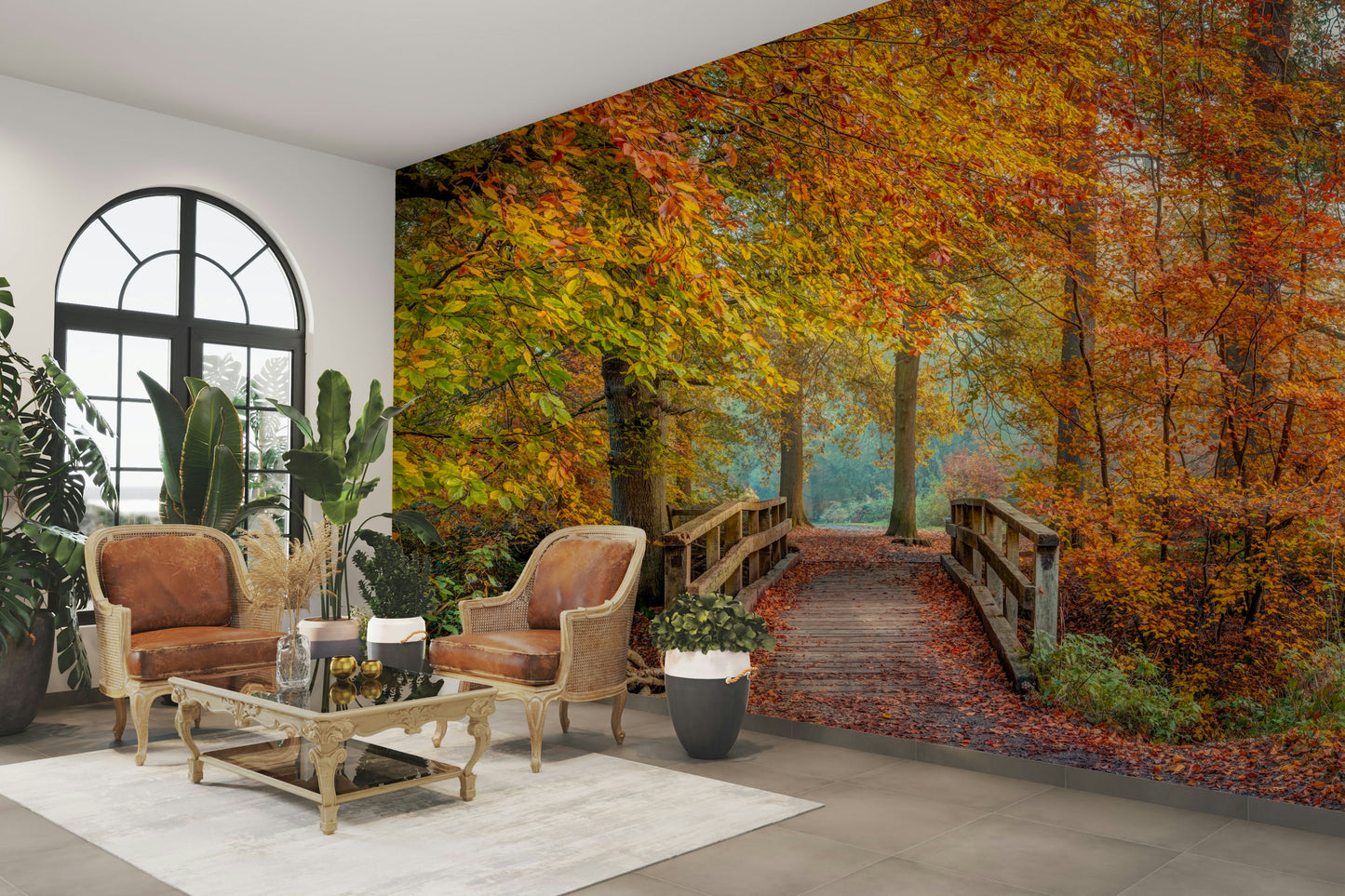 Bridging Seasons Wall Mural