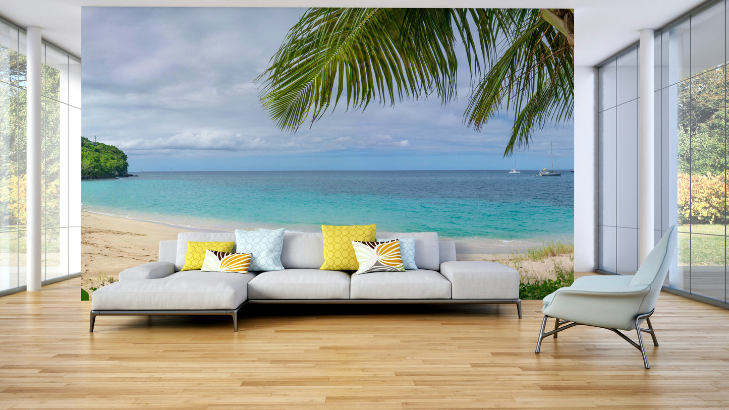Emerald Waters Beach Wall Mural