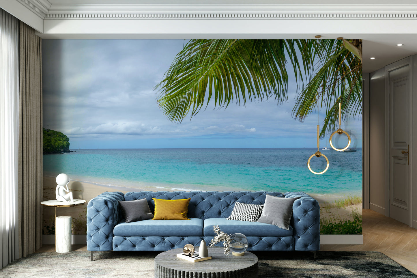 Emerald Waters Beach Wall Mural
