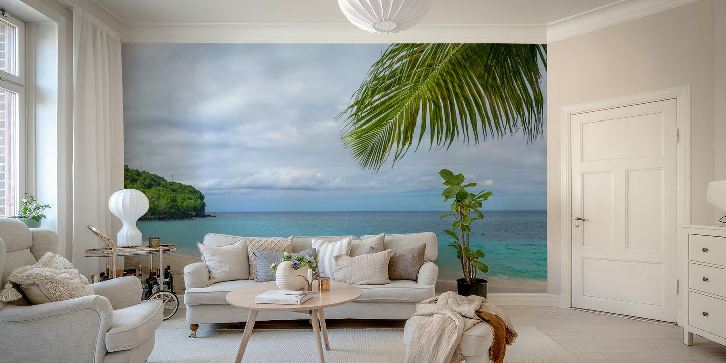 Emerald Waters Beach Wall Mural