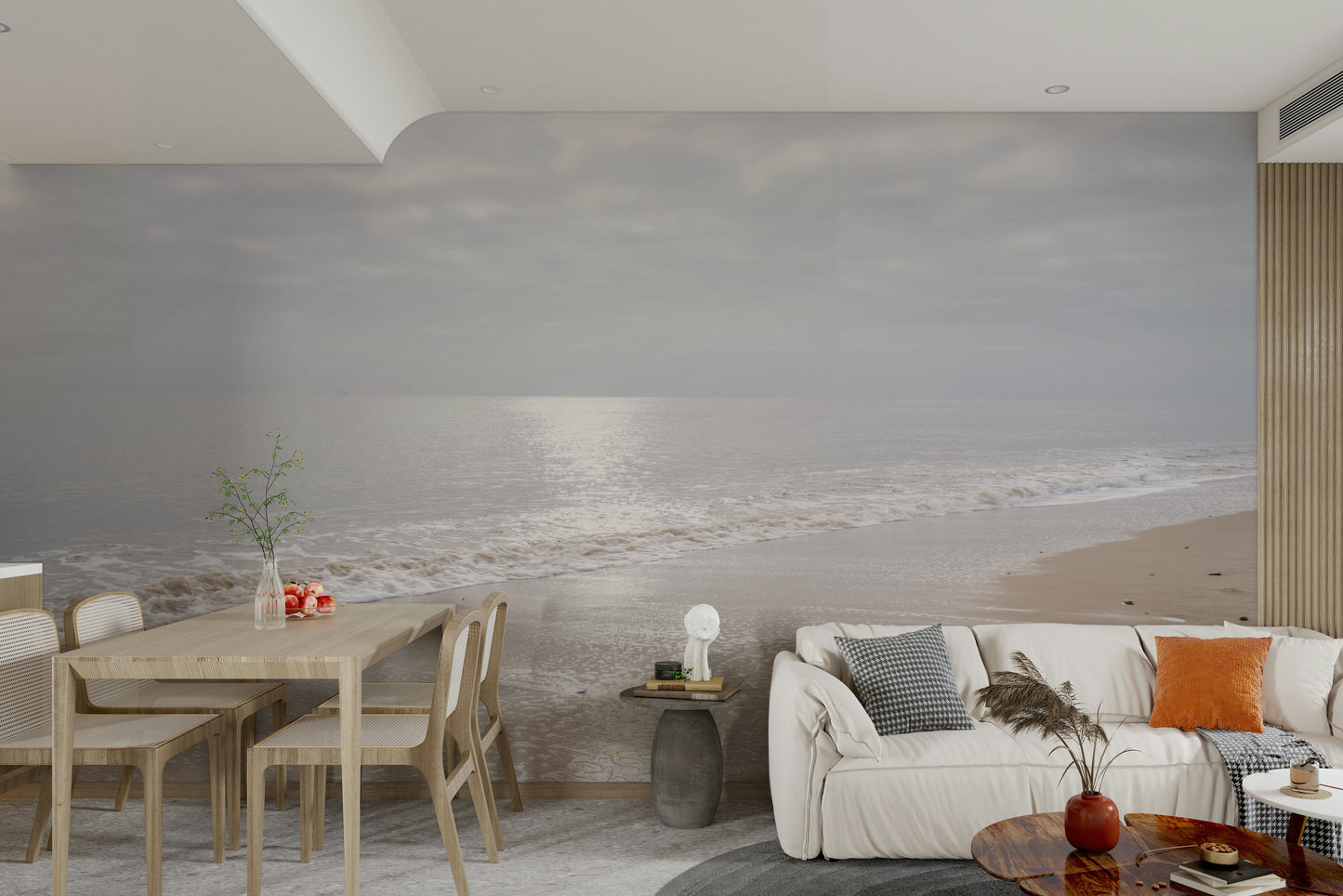 Gentle Waves Reflection Wall Mural