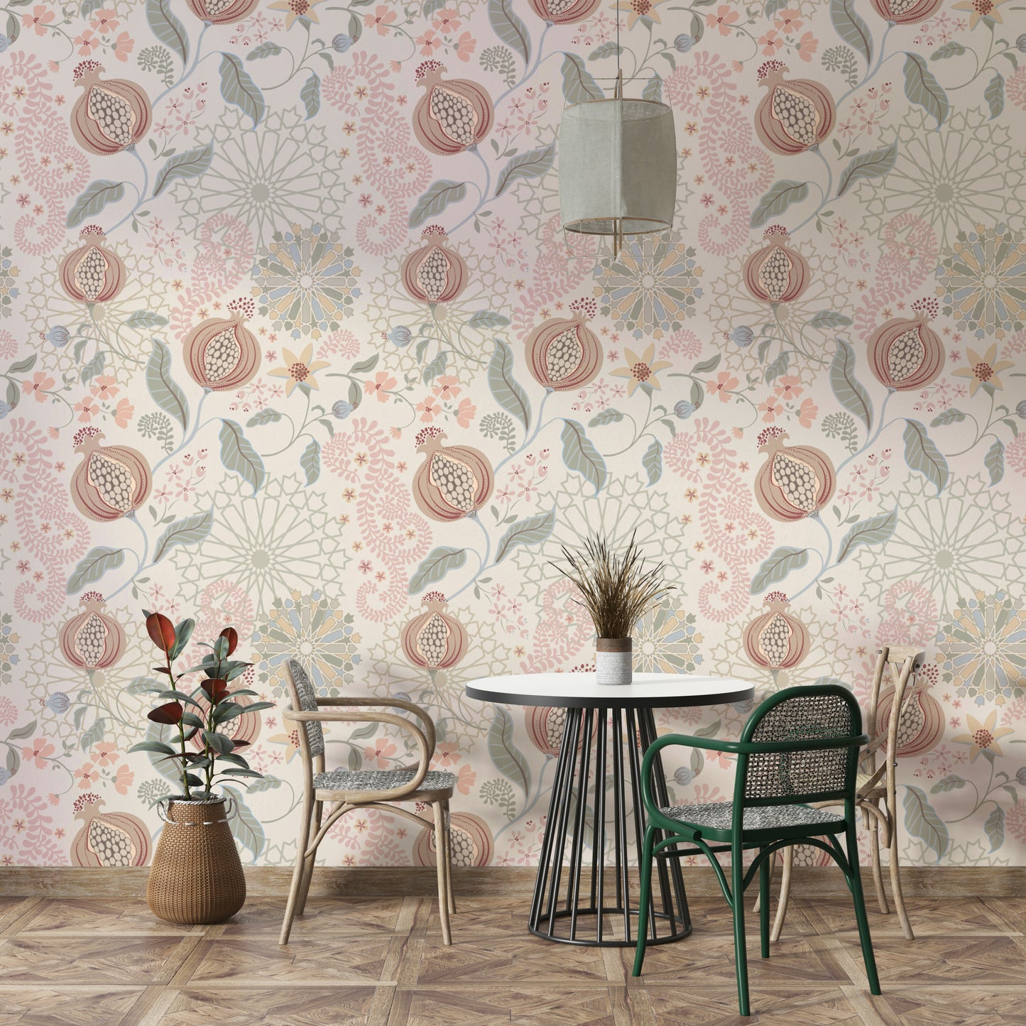 Soft Tones Pomegranate Wallpaper⁠